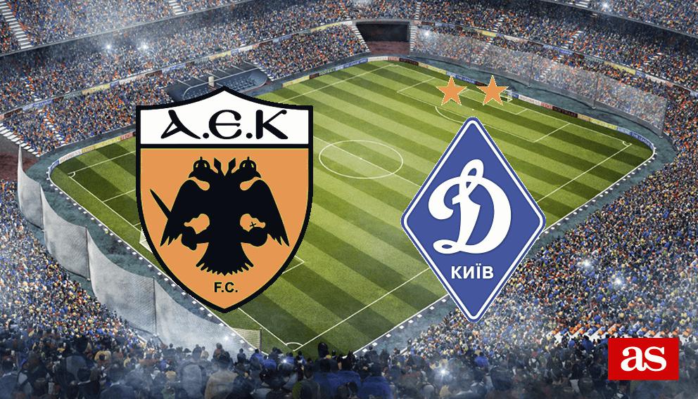 AEK Atenas - Dinamo Kiev en vivo y en directo online: Europa League 2017/2018
