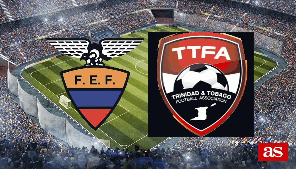 Ecuador vs Trinidad y Tobago en vivo y directo, Amistosos de Selecciones 2019 - AS Colombia
