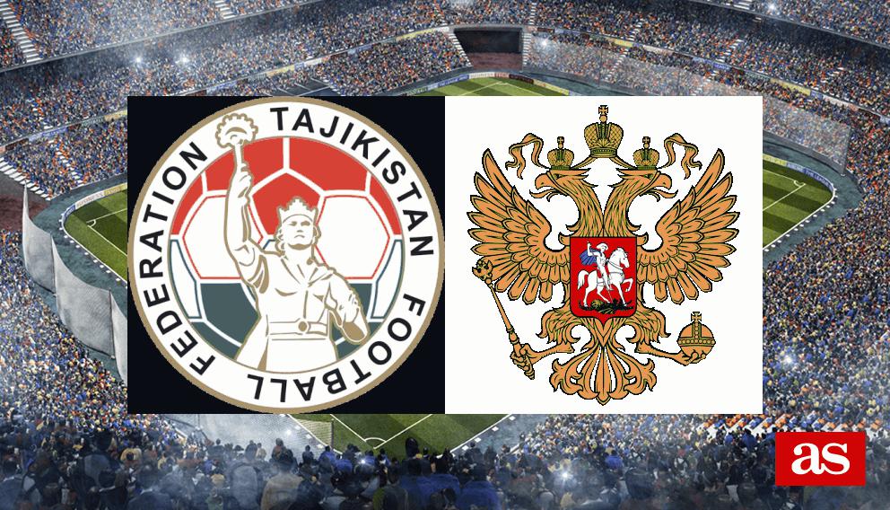 Tayikistán 0-0 Rusia: resultado, resumen y goles