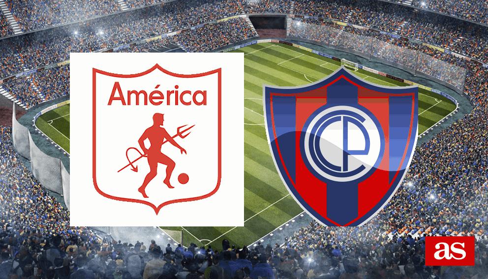 América de Cali 02 Cerro Porteño resultado, resumen y goles