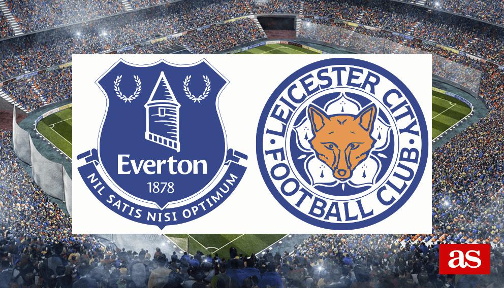 Everton 0-2 Leicester: resultado, resumen y goles