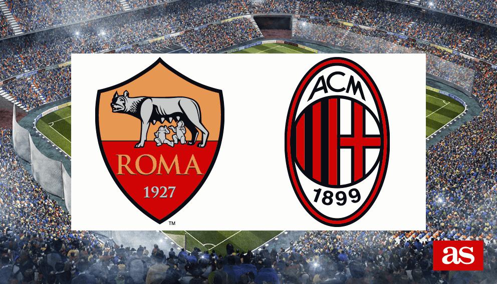 Roma - Milan en vivo y en directo online: Serie A 2017/2018