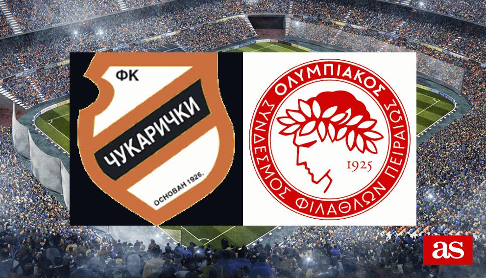 Cukaricki 0-3 Olympiacos: resultado, resumen y goles