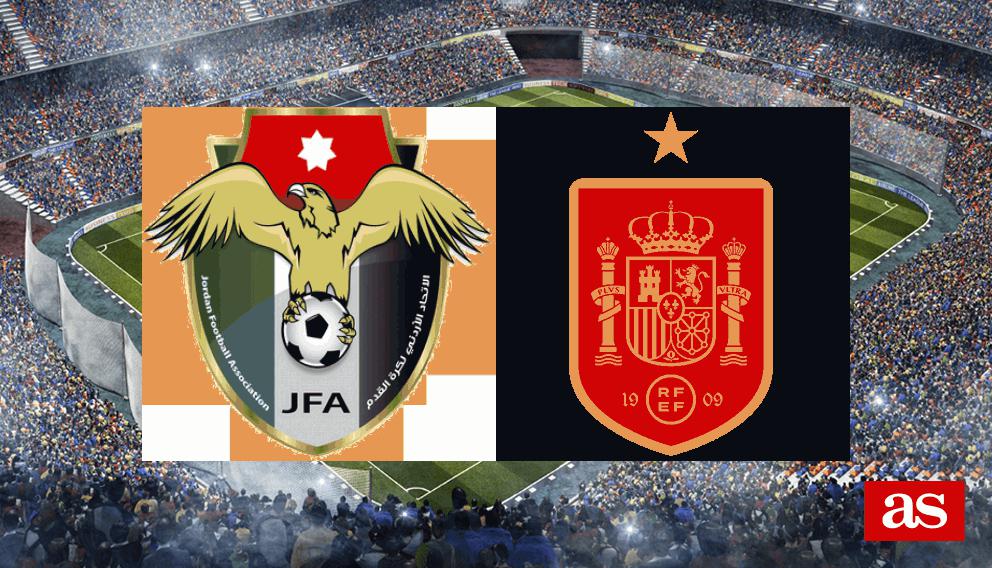 Jordania 1 3 España resultado resumen y goles