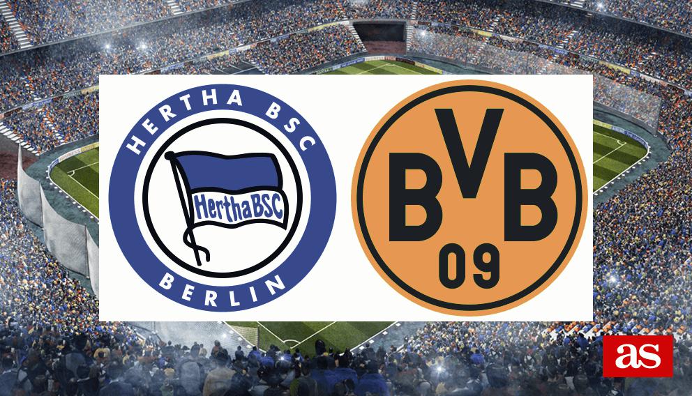 Hertha - B. Dortmund en vivo y en directo online: Bundesliga 2017/2018