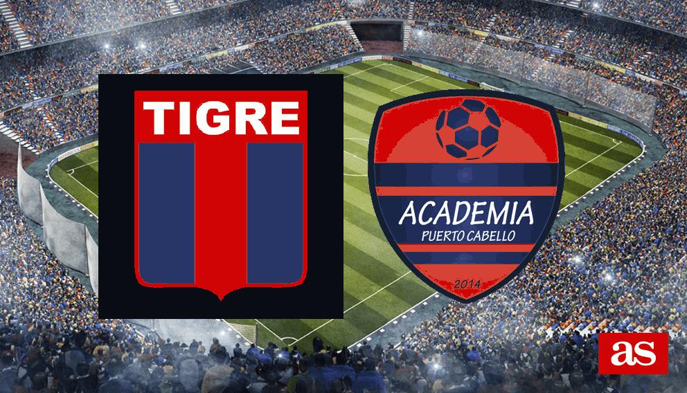Tigre 2-1 Academia Puerto Cabello: resultado, resumen y goles