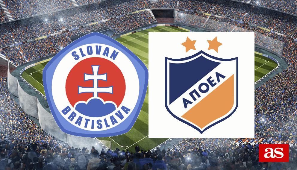 Sl. Bratislava 2-0 APOEL: resultado, resumen y goles