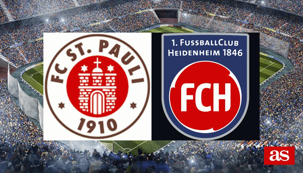 St. Pauli 0-2 1. FC Heidenheim 1846: resultado, resumen y goles