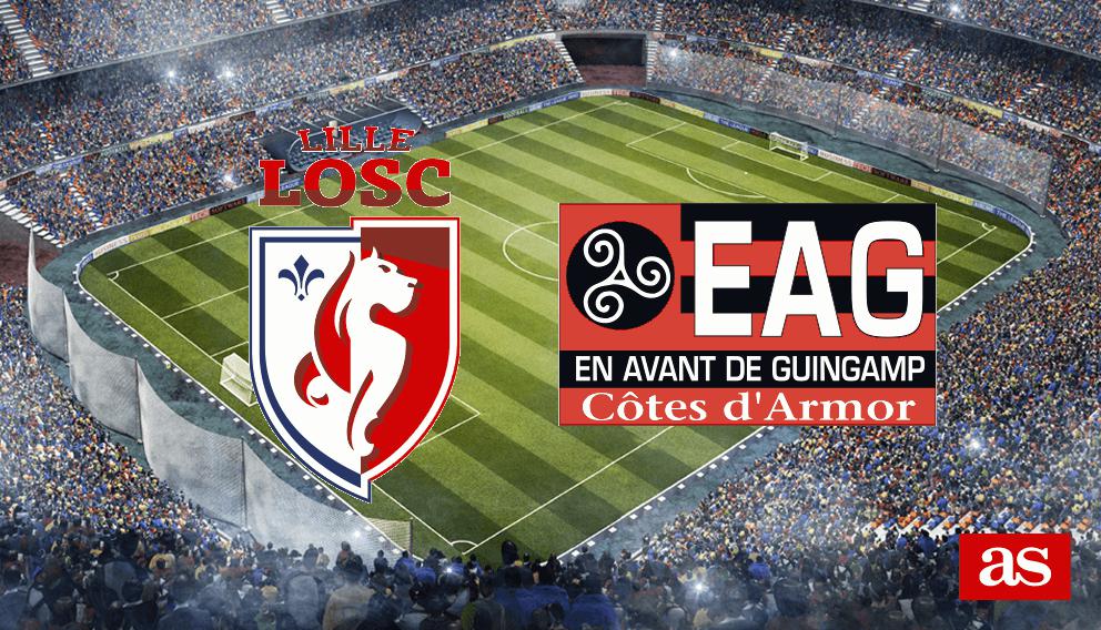 Lille - Guingamp en vivo y en directo online: Ligue 1 2017/2018