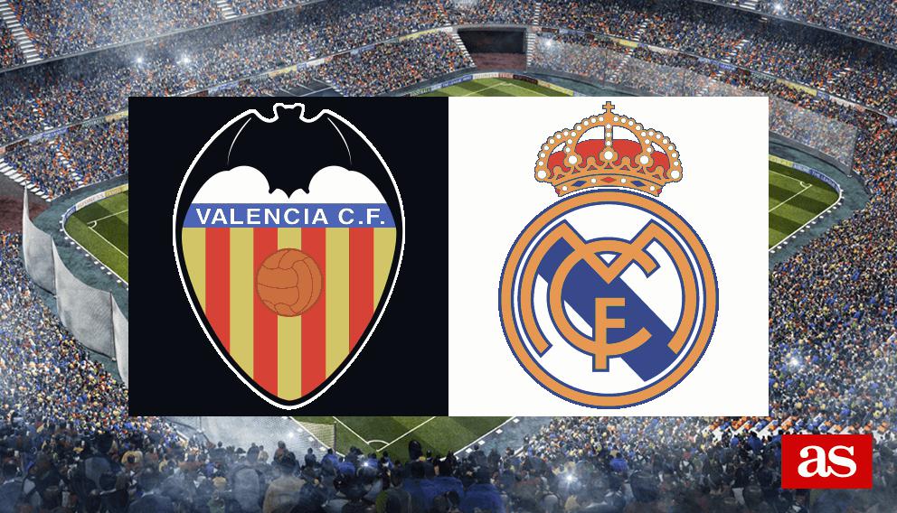 Valencia Real Madrid resumen resultado y goles