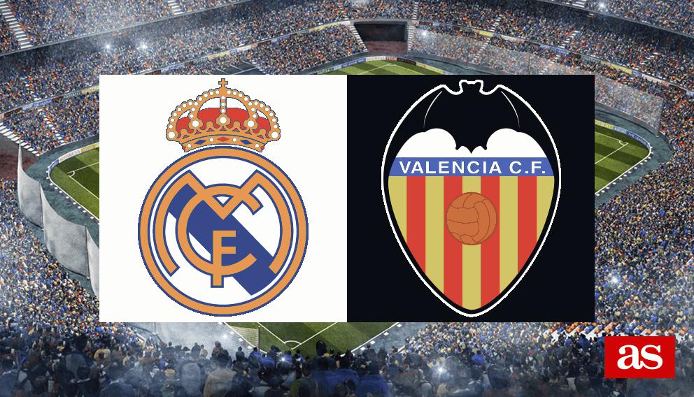 Real Madrid - Valencia en vivo y en directo online: LaLiga ... - AS Usa