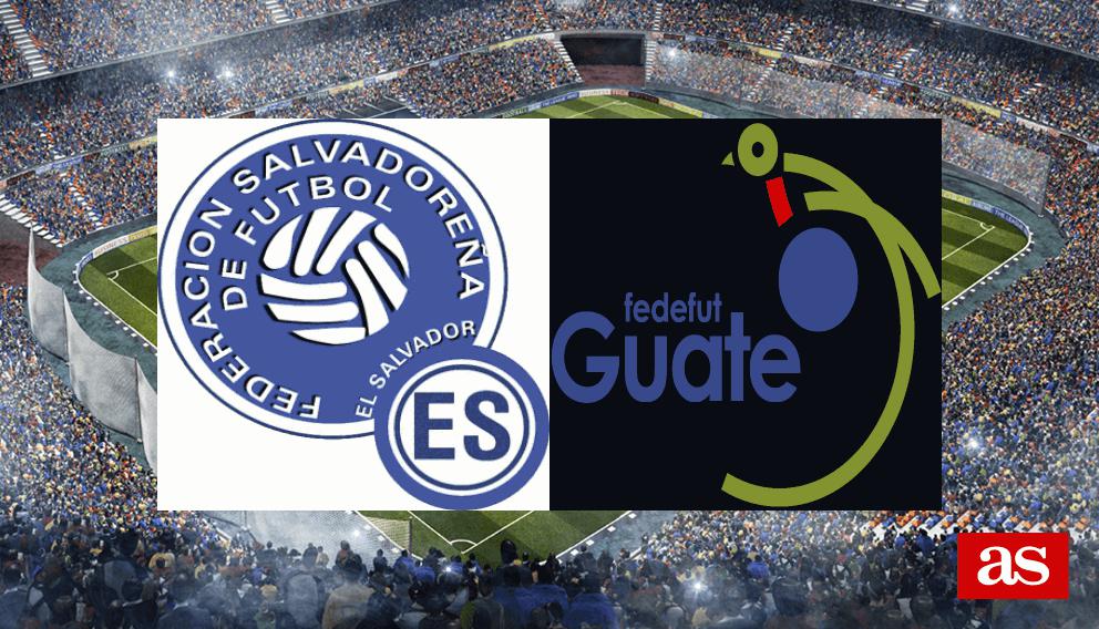 El Salvador vs Guatemala estadísticas y datos en directo