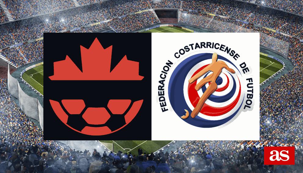 Canadá vs Costa Rica estadísticas y datos en directo