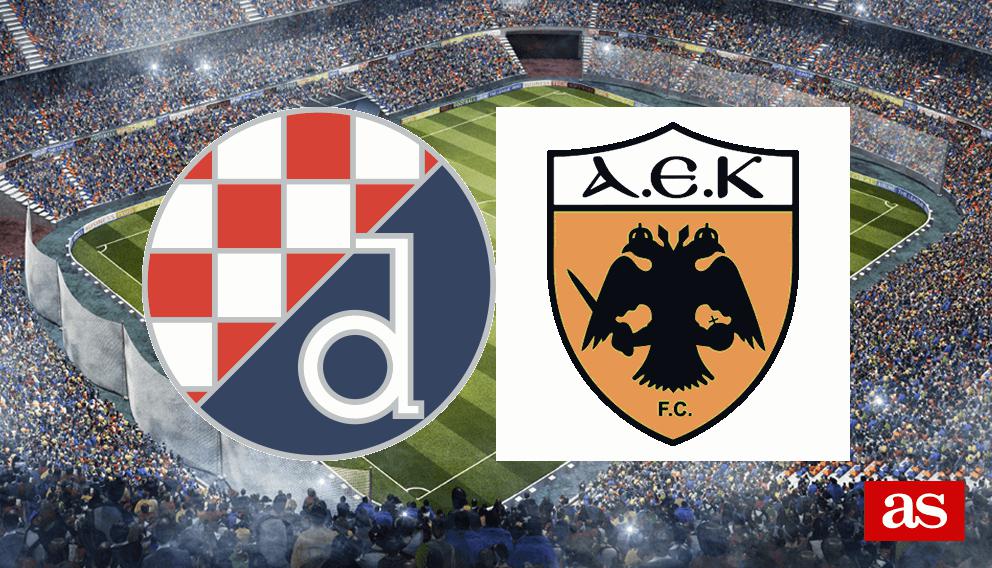 D. Zagreb 1-2 AEK Atenas: resultado, resumen y goles
