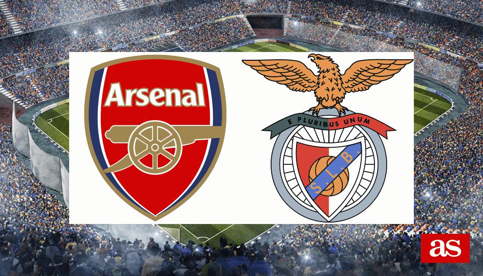 Arsenal 3-2 Benfica: resultado, resumen y goles