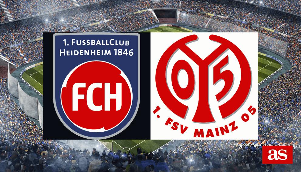 1. FC Heidenheim 1846 1-1 Mainz 05: resultado, resumen y goles