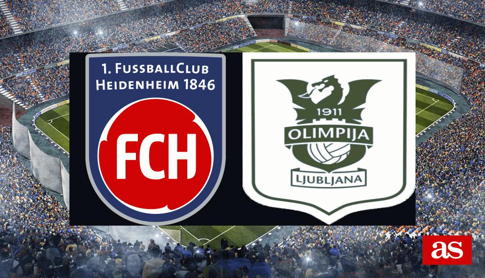 Fc Heidenheim Vs Olimpija Ljubljana Estad Sticas Y Datos En