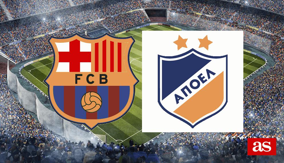 Barcelona APOEL en vivo y en directo online Champions Barcelona APOEL en vivo y en directo online Champions