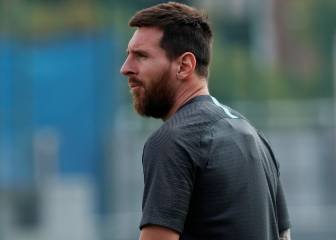 Messi back in training