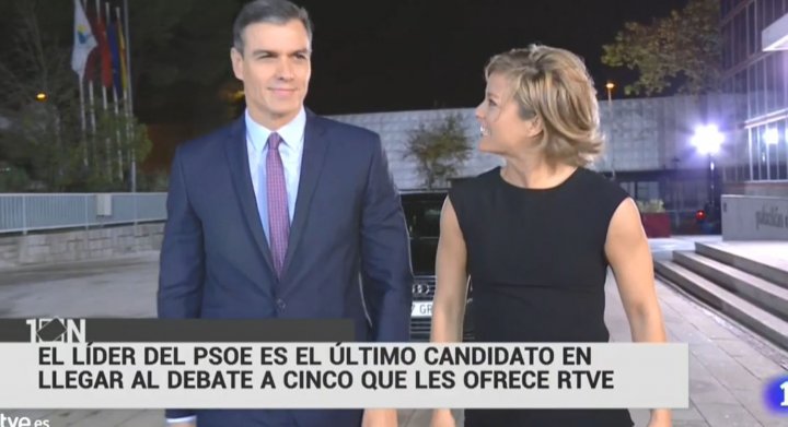 Pedro Sanchez, el último en llegar, a las 21:10 horas.