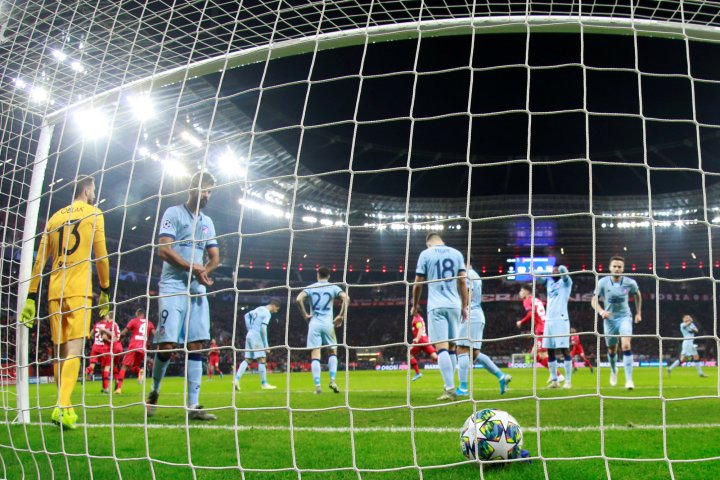 Gol del Bayer Leverkusen al Atlético de Madrid.