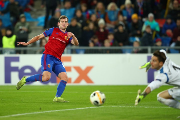 Frei anota el segundo gol al Getafe.