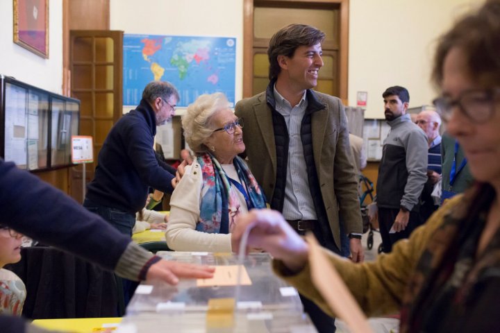 El vicesecretario de Comunicación del PP y cabeza de lista por Málaga.