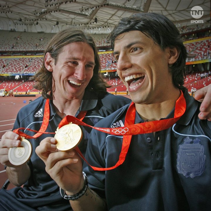 Agüero y Messi