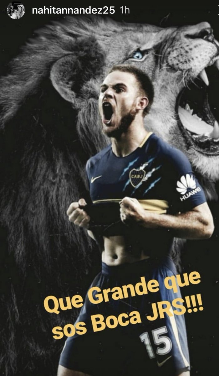 El mensaje de Nahitán Nández en su cuenta de Instagram
