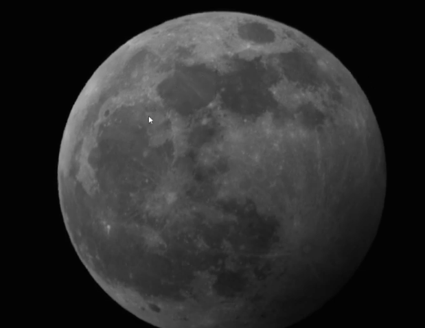 Imagen de la luna.