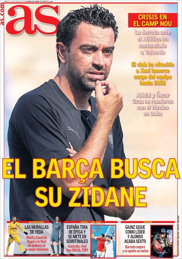 AS front page Xavi