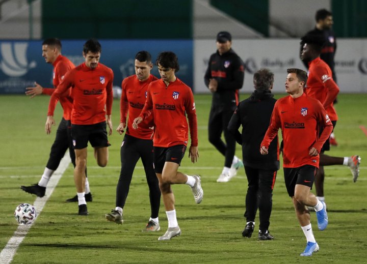 Entrenamiento del Atlético