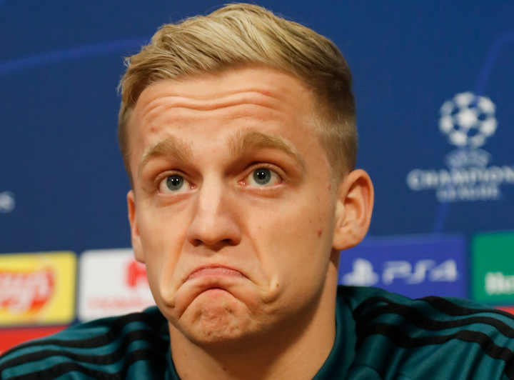 Rueda de prensa Van de Beek.