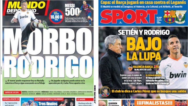 Rodrigo centra hoy la atención