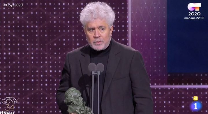 Almodóvar gana el Goya por el mejor Guión original.