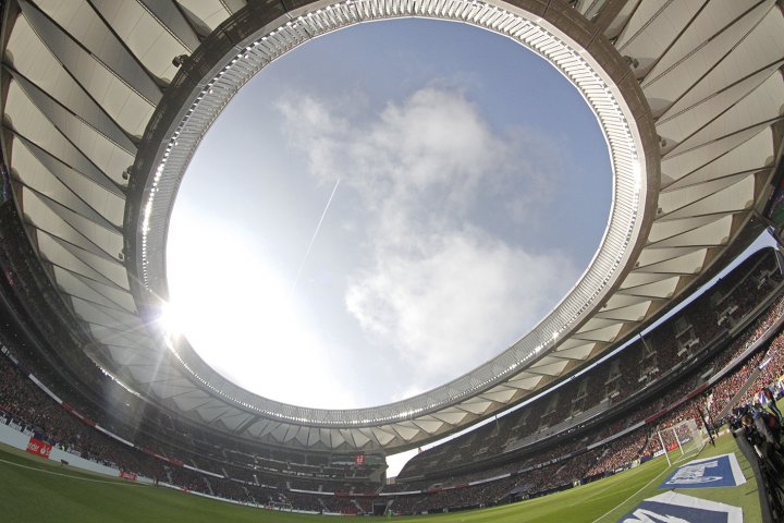 Estadio Wanda Metropolitano durante el Atlético de Madrid - Leganés.