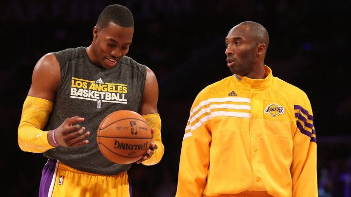 Howard y Kobe fueron compañeros en los Lakers.