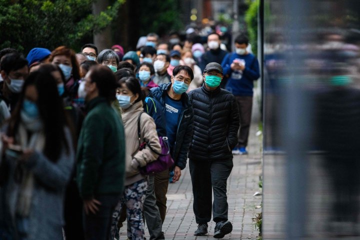 Máscaras en Hong Kong para protegerse del nuevo coronavirus. Anthony WALLACE / AFP
