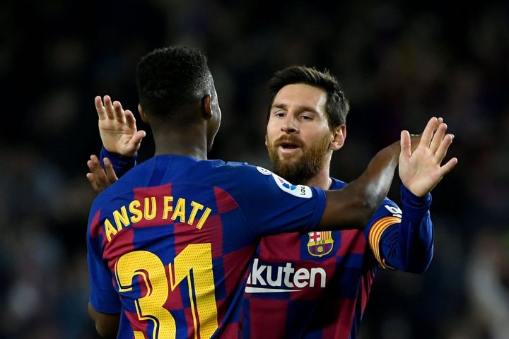 Ansu Fati Messi
