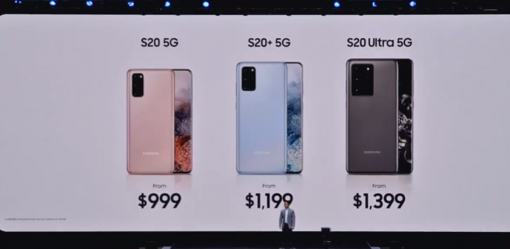 Precios Galaxy S20