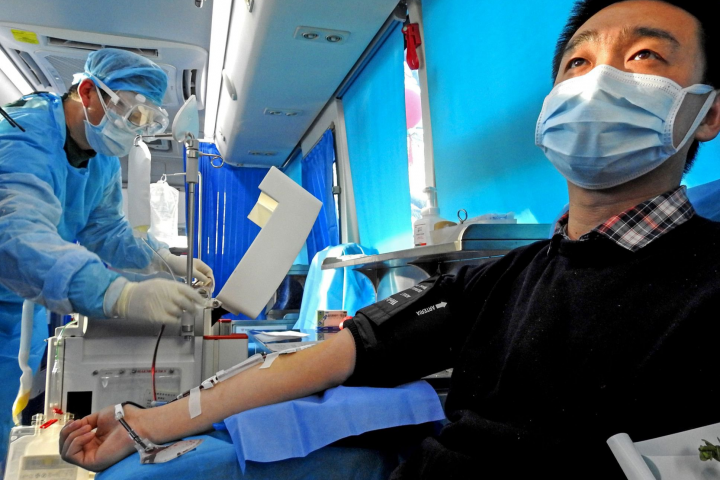 coronavirus donar sangre