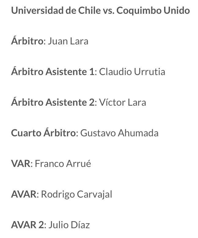 Árbitros UCH-CU