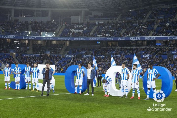 Homenaje de la Real Sociedad.