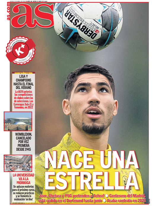 AS front page