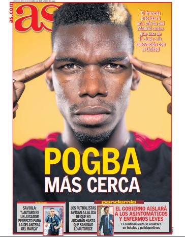Front page 6 April