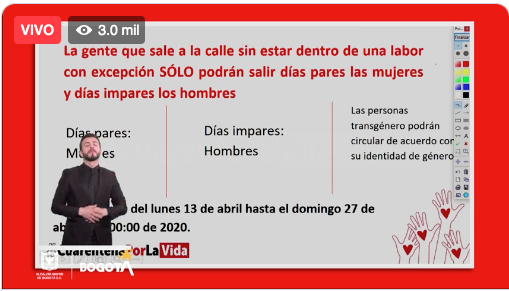 Medidas en Bogotá