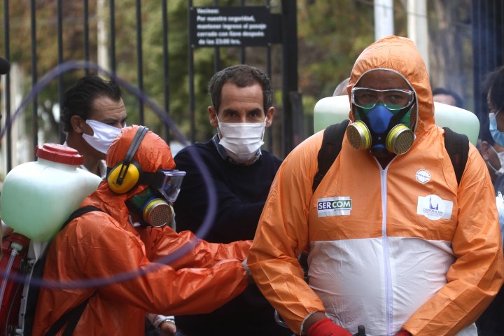 Plan de sanitización de cités en Santiago