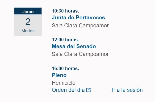 senado 2 junio