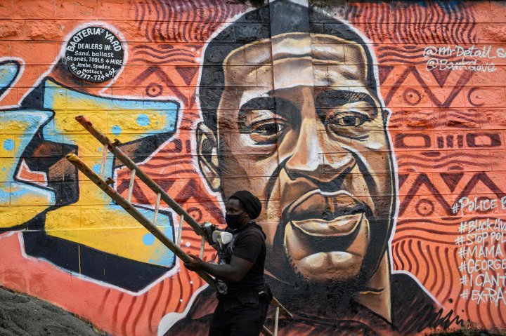George mural