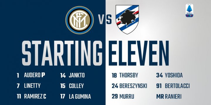 ALINEACIÓN DE LA SAMPDORIA